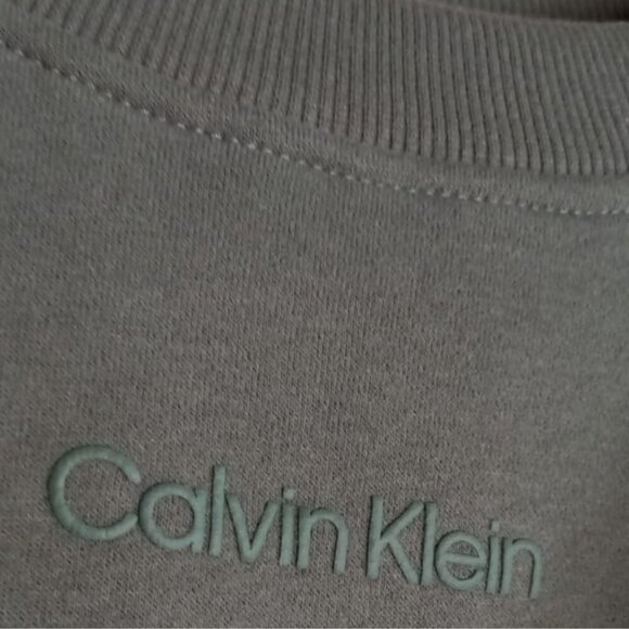 Calvin Klein Unisex Oversized Green Sweatshirt – Size S - Picture 3 of 11